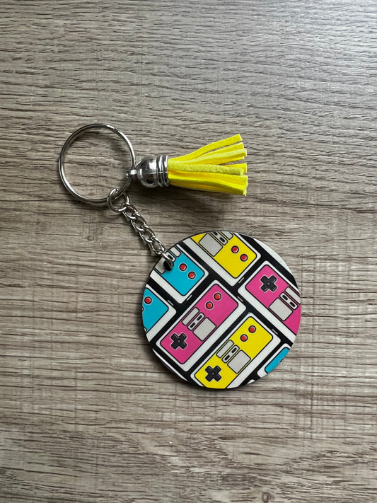 Retro Video Game Controller Keychain