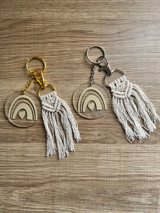 Macrame Keychain - Mini Tapestry